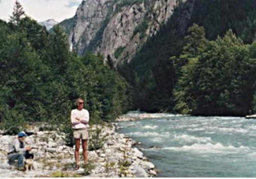 Sam Smythe and Bobo Fraser at the Teaqahan River c. 1991.jpg